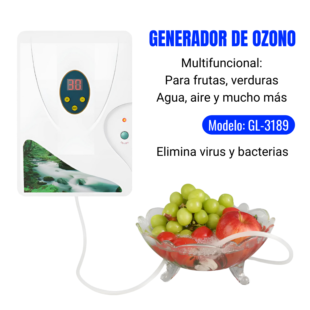 OZONIZADOR PORTÁTIL (Purificador de Agua)